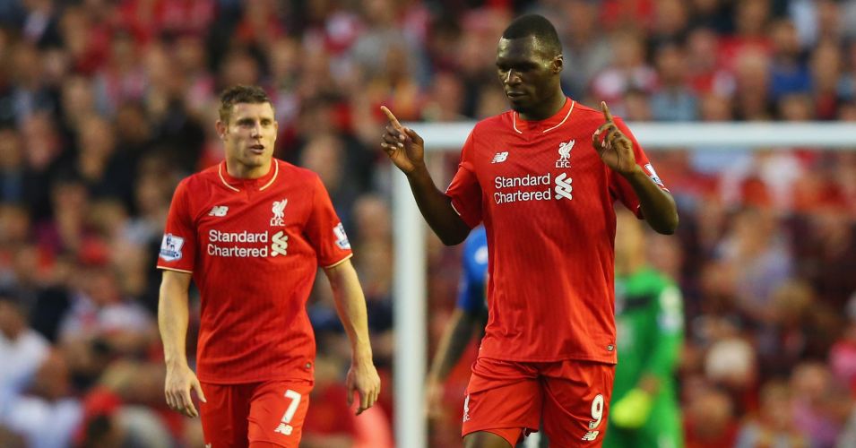 Christian Benteke: Could return for Liverpool at Everton