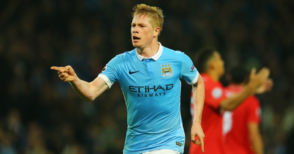 Kevin De Bruyne: Celebrates late winner for Manchester City