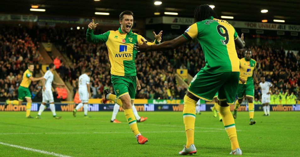 Jonny Howson: Midfielder struck the winner at Carrow Road