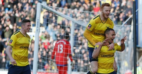Swansea City crash out of FA Cup at Oxford United