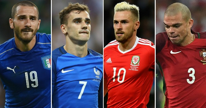 Bonucci Griezmann Ramsey Pepe