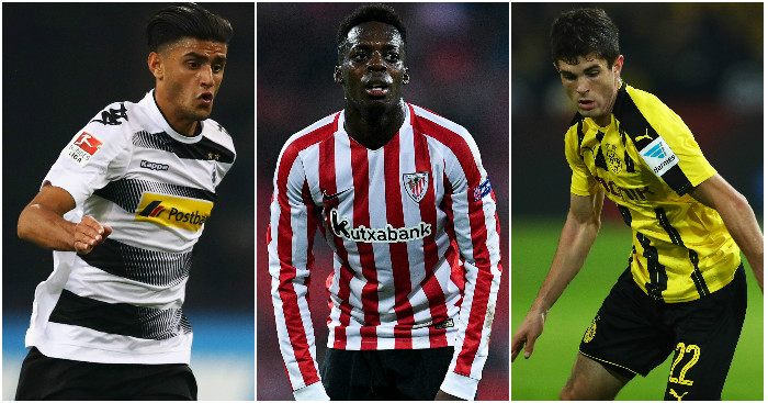 Dahoud, Williams, Pulisic: Linked with Liverpool moves