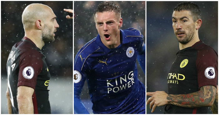 Vardy, City collage Jamie Vardy: Ran Man City ragged