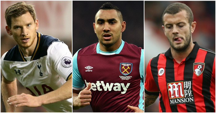 weekend stats collage Vertonghen, payet & Wilshere: Impressive stats this week