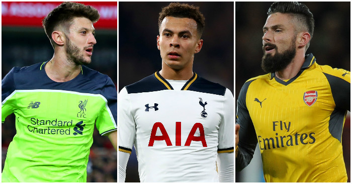 Lallana Dele Alli Giroud