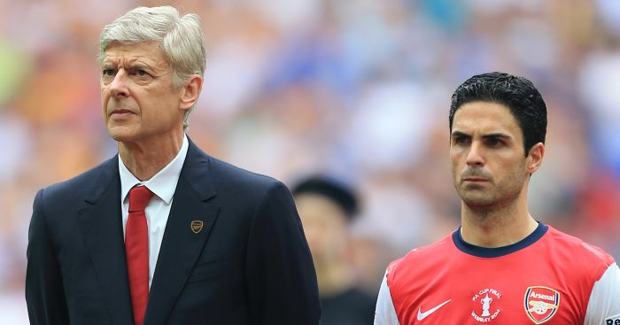 Arsene Wenger Mikel Arteta