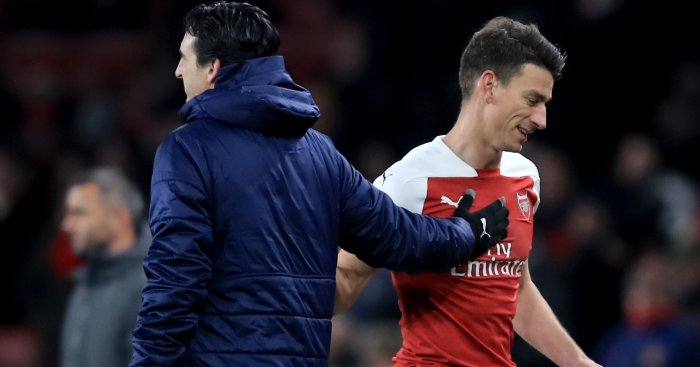 Laurent Koscielny Unai Emery TEAMtalk
