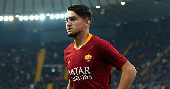 during the Serie A match between Udinese and AS Roma at Stadio Friuli on November 24, 2018 in Udine, Italy.