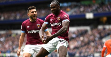 Michail Antonio deals Tottenham’s top-four hopes a hammer blow