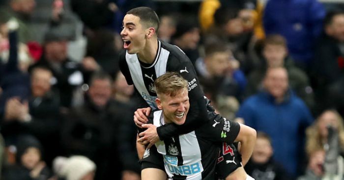 Miguel Almiron Matt Ritchie Newcastle TEAMtalk