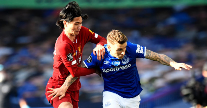 Takumi Minamino, Lucas Digne