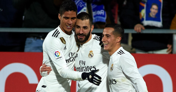 Raphael.Varane, Karim Benzema, Lucas Vazquez