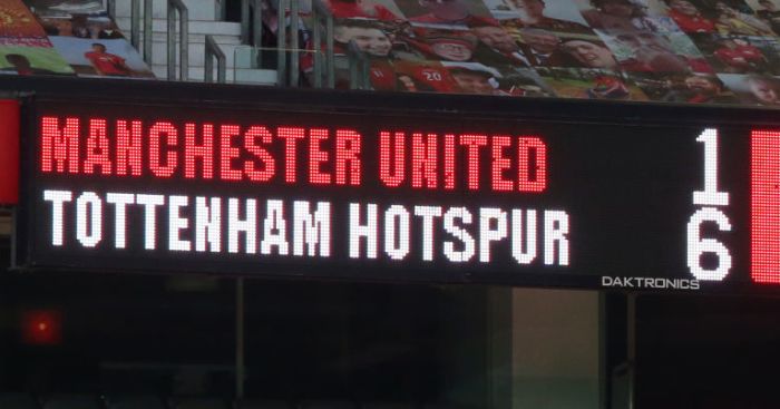 Man Utd 1-6 Tottenham TEAMtalk