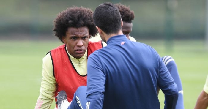 Willian, Mikel Arteta