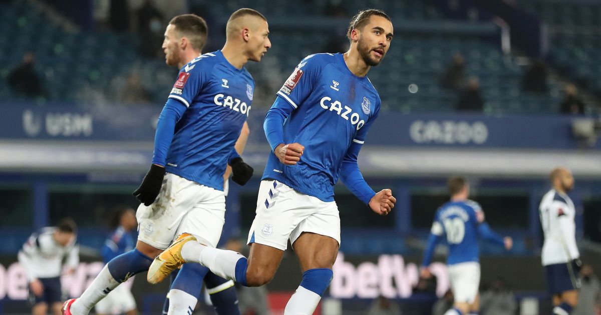 Dominic Calvert-Lewin, Richarlison Everton v Tottenham