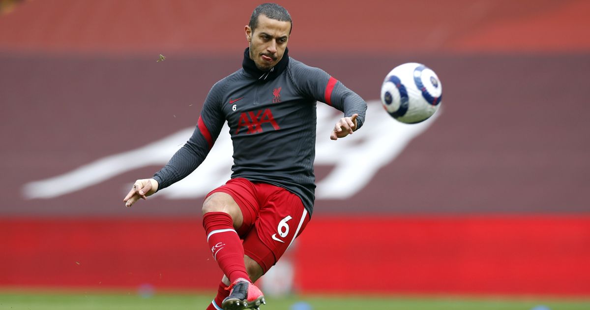 Thiago Alcantara Liverpool v Fulham March 2021