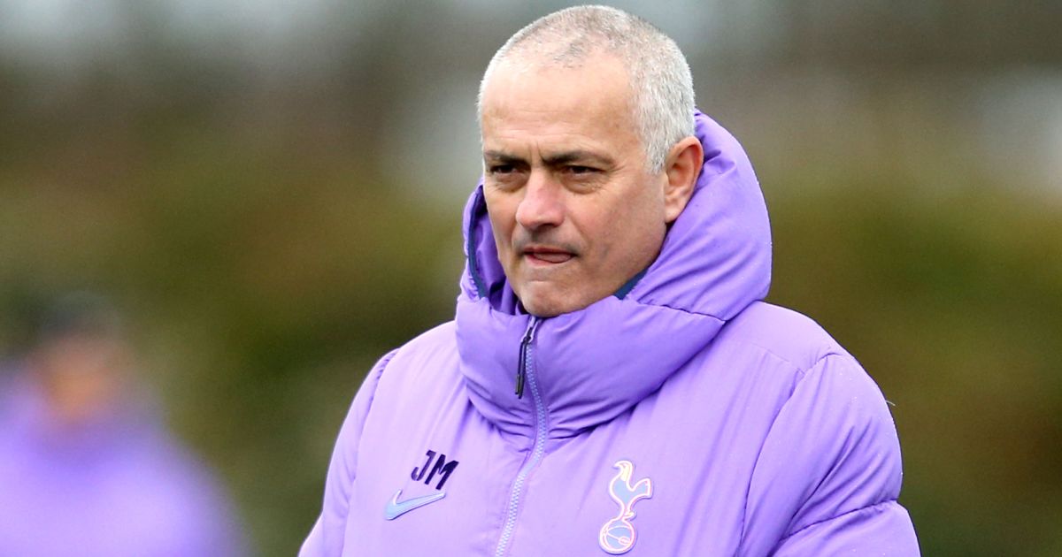 Jose Mourinho Tottenham training