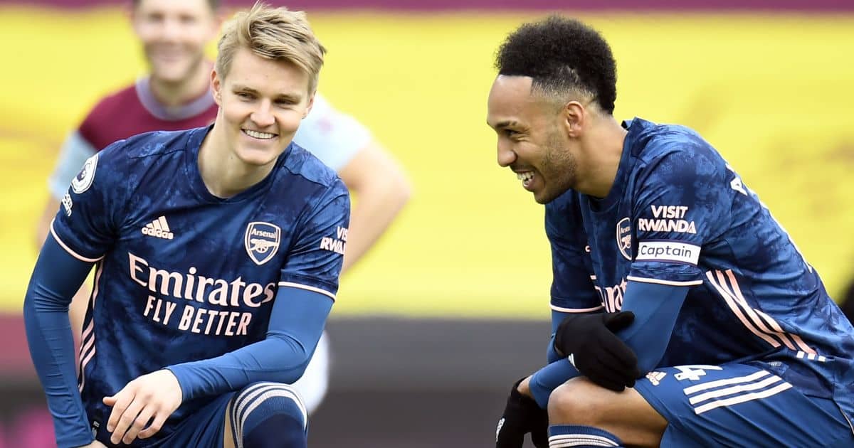 Martin Odegaard, Pierre-Emerick Aubameyang, Arsenal