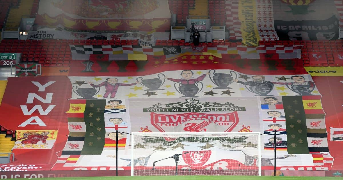 Anfield Liverpool flags