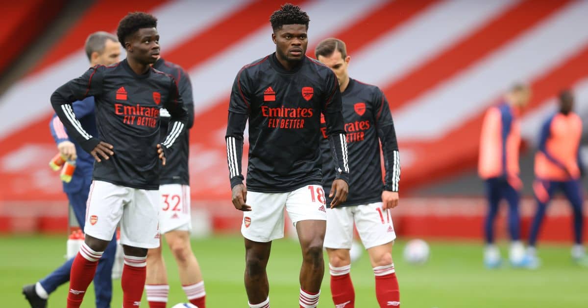 Bukayo Saka, Thomas Partey Arsenal