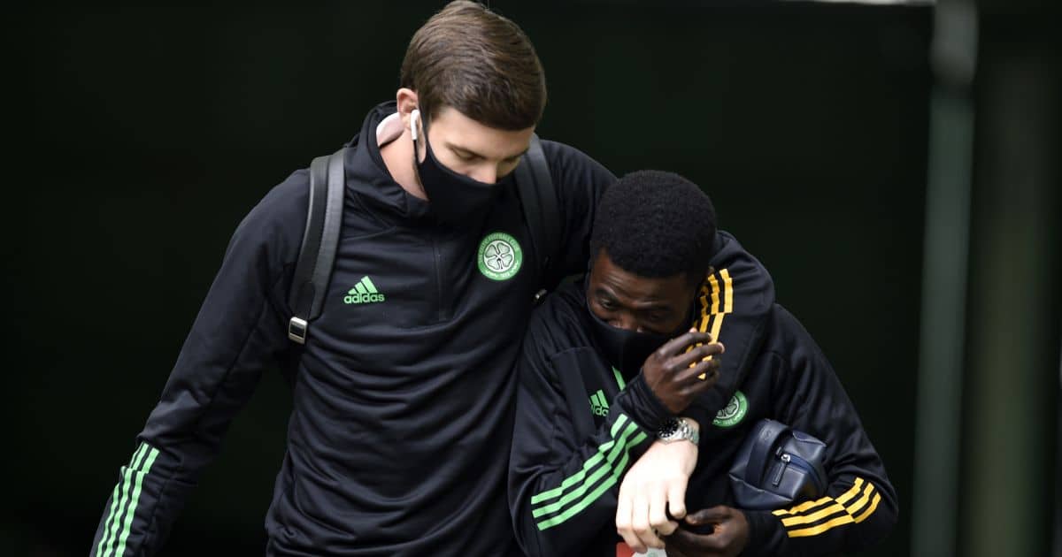 Ismaila Soro, Vasilis Barkas Celtic August 2020 TEAMtalk Ismaila Soro, Vasilis Barkas Celtic August 2020