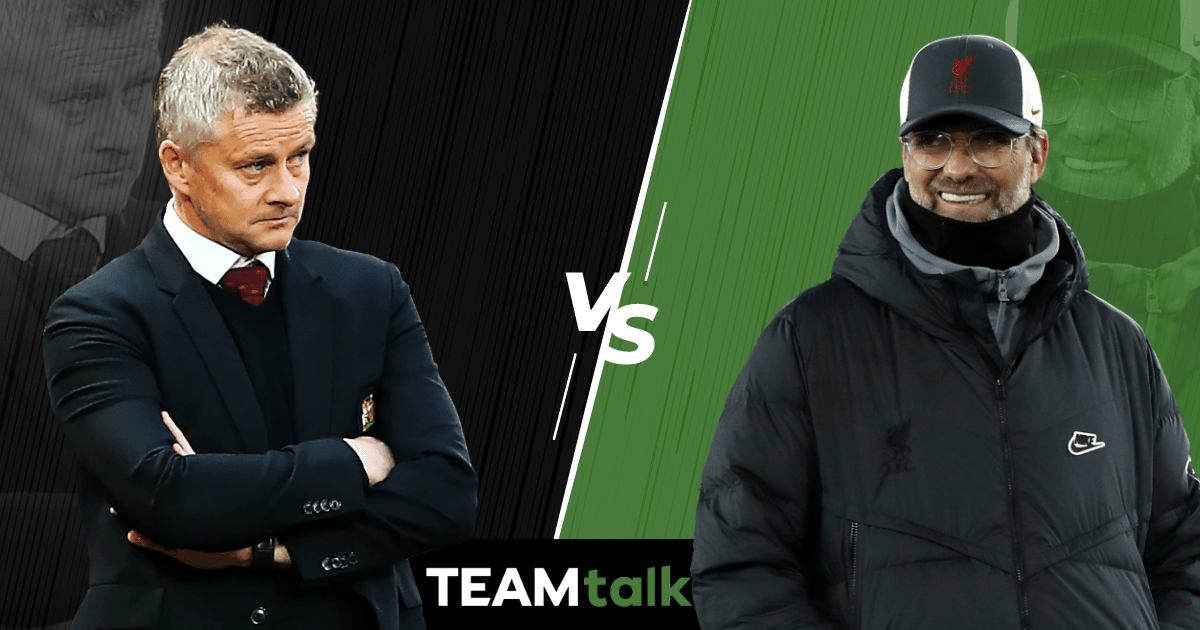 Ole Gunnar Solskjaer v Jurgen Klopp, Manchester United v Liverpool