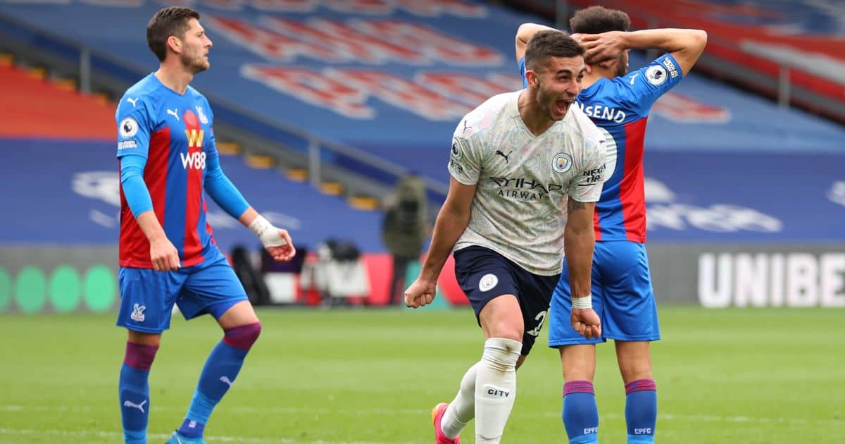 Ferran Torres Crystal Palace v Manchester City May 2021