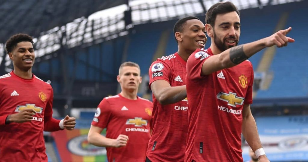Bruno Fernandes, Anthony Martial, Scott McTominay, Marcus Rashford Man Utd TEAMtalk