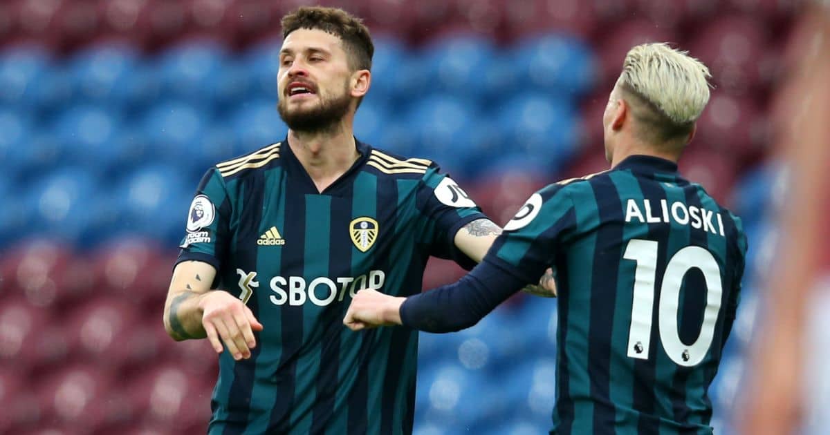 Mateusz Klich, Leeds goal celeb v Burnley, TEAMtalk Mateusz Klich, Leeds goal celeb v Burnley