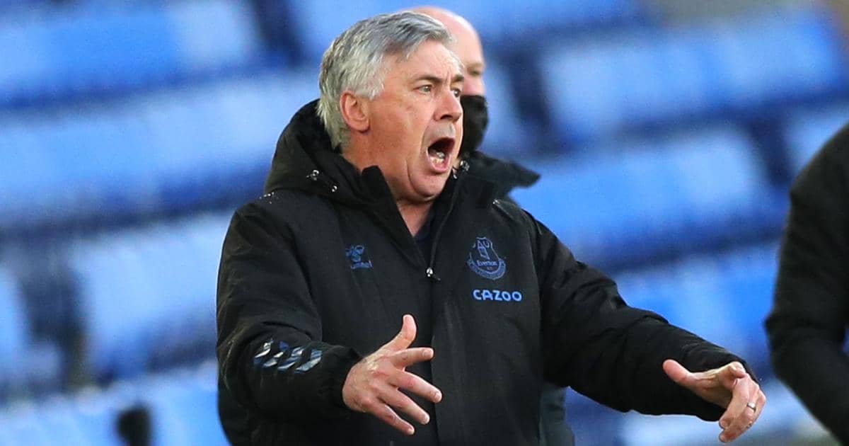 Carlo Ancelotti Everton v Sheffield United TEAMtalk