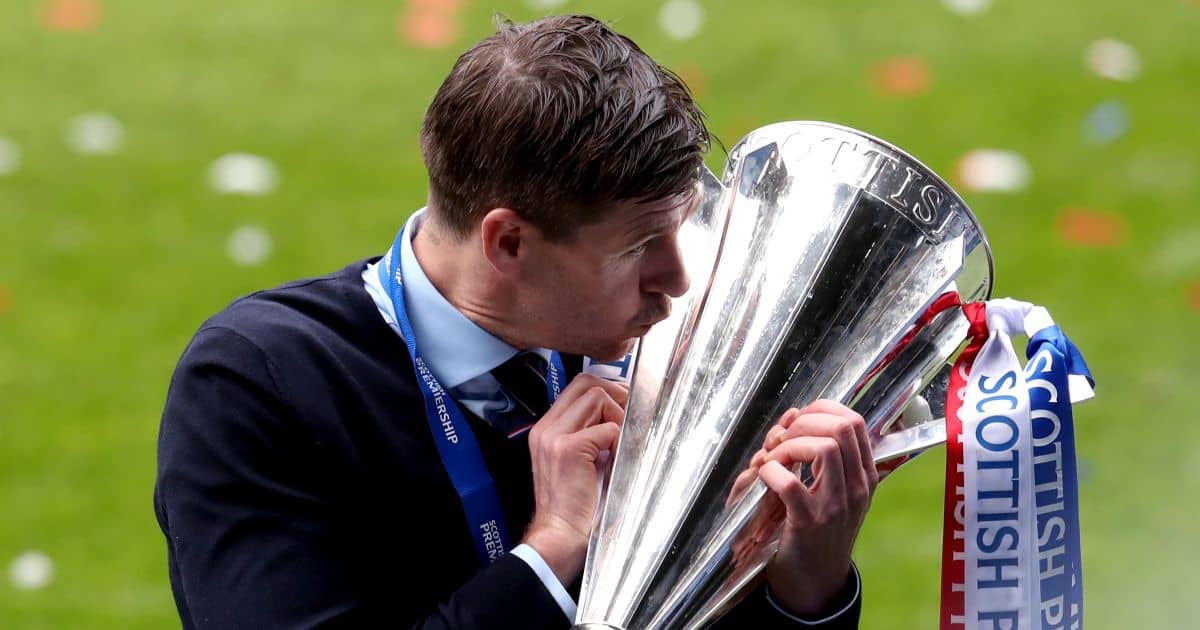 Steven Gerrard Rangers v Aberdeen May 2021 TEAMtalk Steven Gerrard Rangers v Aberdeen May 2021