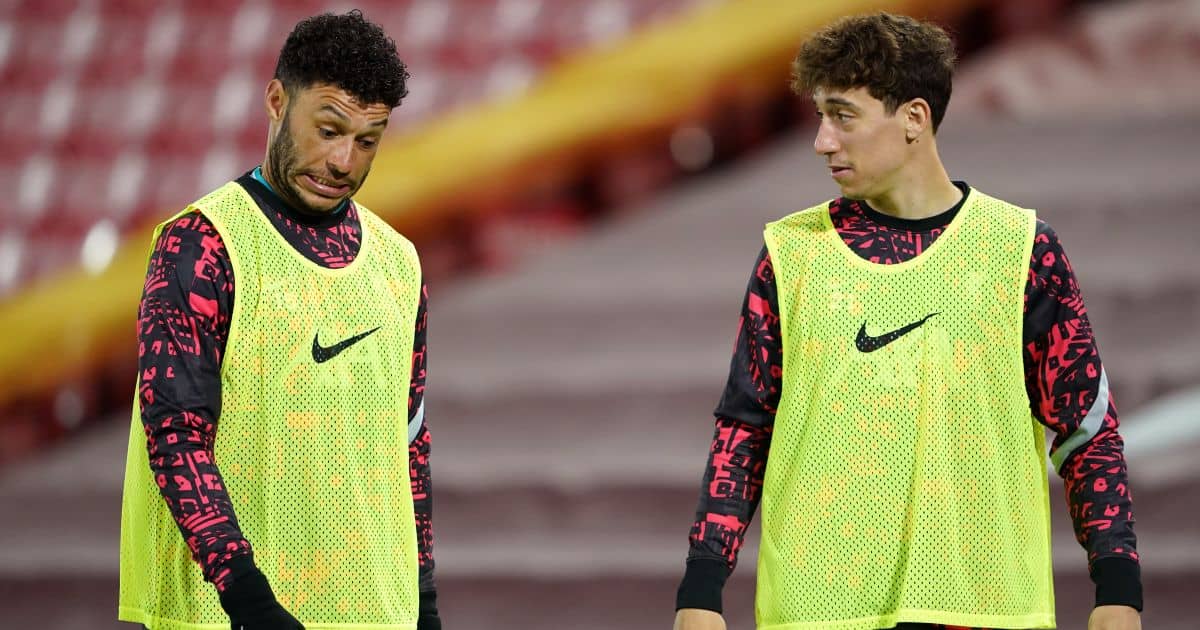 Alex Oxlade-Chamberlain, Kostas Tsimikas Liverpool v Southampton May 2021 TEAMtalk Alex Oxlade-Chamberlain, Kostas Tsimikas Liverpool v Southampton May 2021
