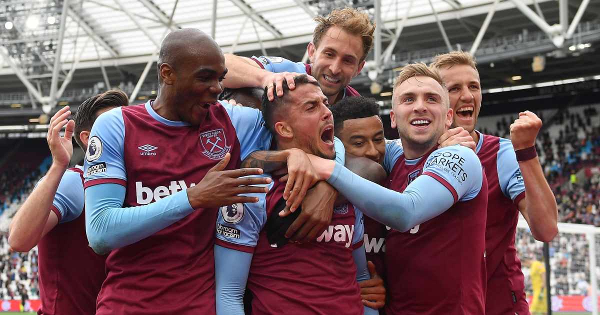 Pablo Fornals West Ham celebration TEAMtalk