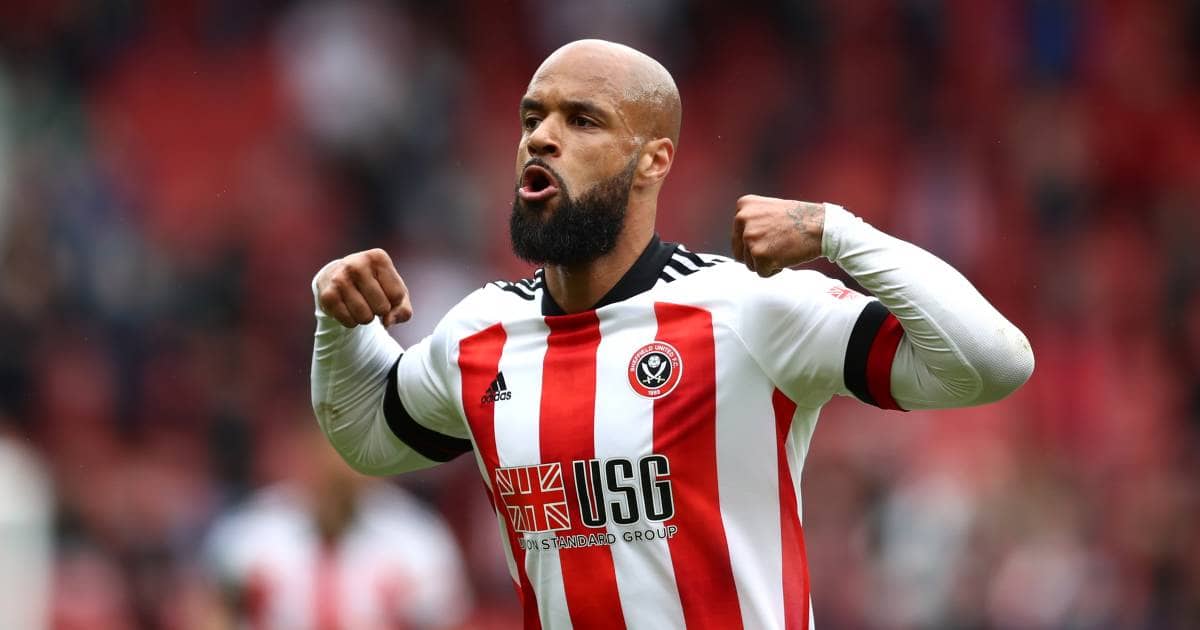 David McGoldrick Sheffield United celebration final day TEAMtalk