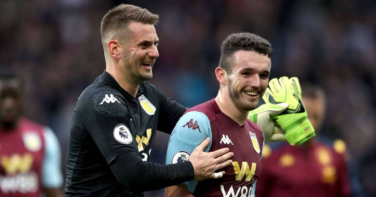 Tom Heaton, John McGinn Aston Villa TEAMtalk