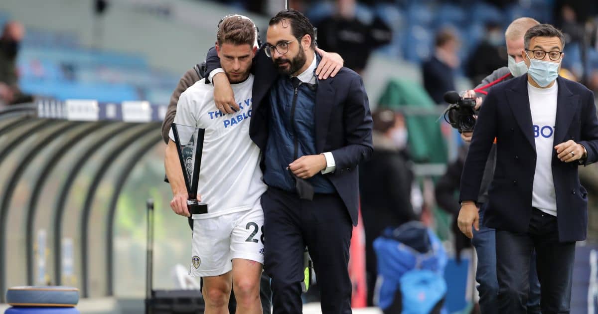 Victor Orta Leeds v West Brom May 2021 TEAMtalk Victor Orta Leeds v West Brom May 2021