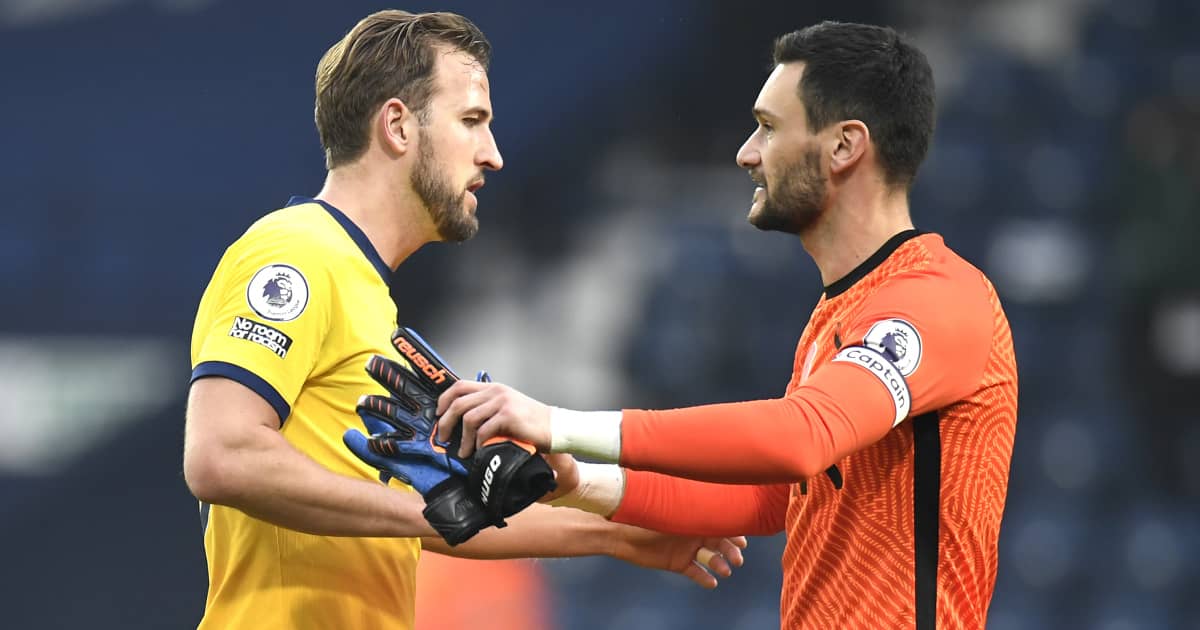 Hugo Lloris blows Ball