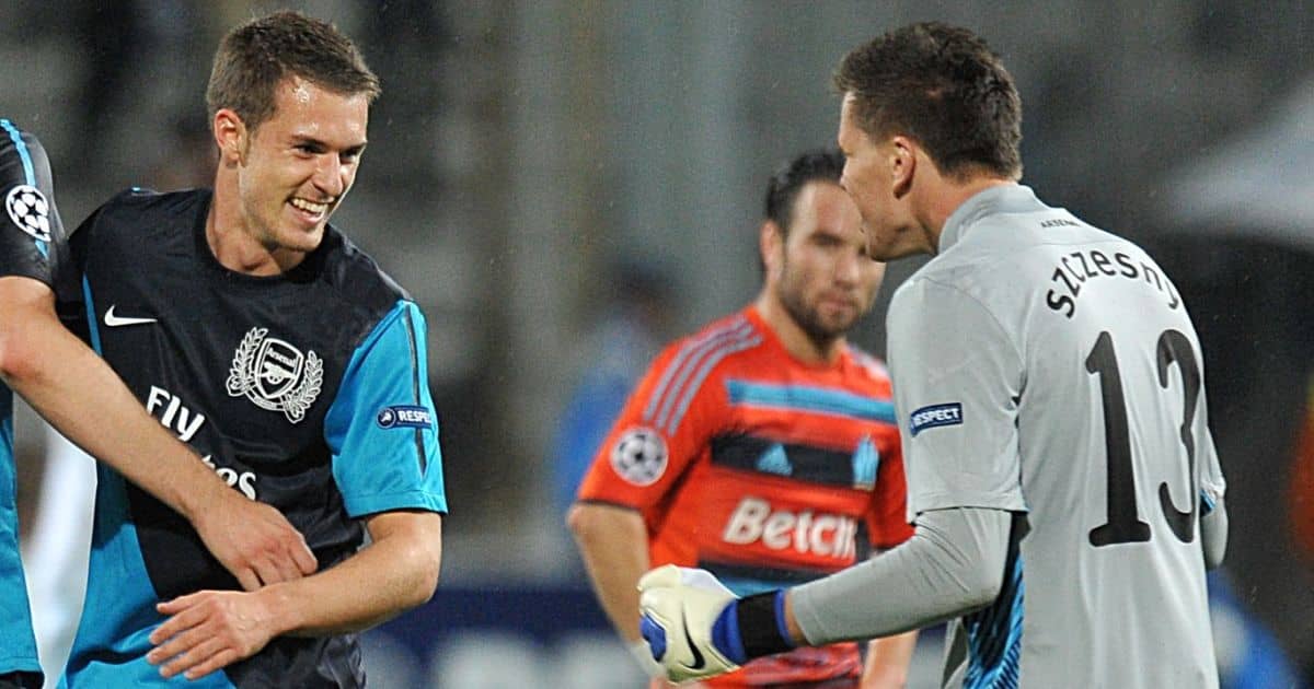 Aaron Ramsey, Wojciech Szczesny Arsenal days, TEAMtalk Aaron Ramsey, Wojciech Szczesny Arsenal days