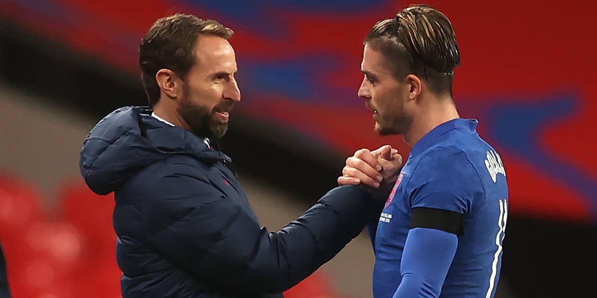 Gareth Southgate, Jack Grealish, England, TEAMTalk Gareth Southgate, Jack Grealish, England, TEAMTalk