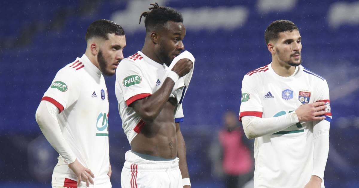 Rayan Cherki, Maxwel Cornet, Houssem Aouar, Lyon TEAMtalk Rayan Cherki, Maxwel Cornet, Houssem Aouar, Lyon TEAMtalk