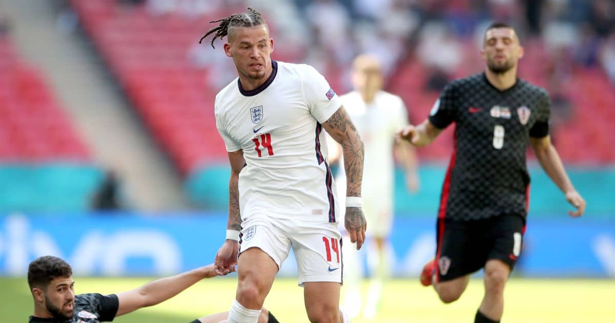 Euro 2020: Kalvin Phillips gives friends semi-final shirt - BBC News