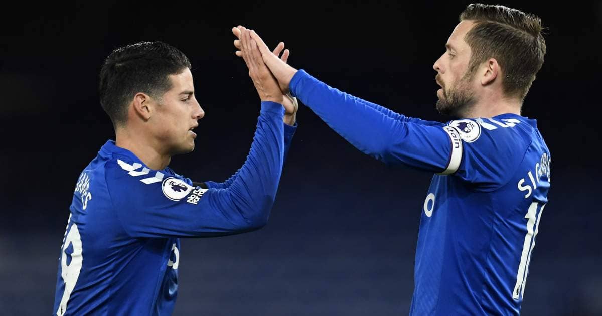 James Rodriguez, Gylfi Sigurdsson. Everton TEAMtalk James Rodriguez, Gylfi Sigurdsson. Everton TEAMtalk