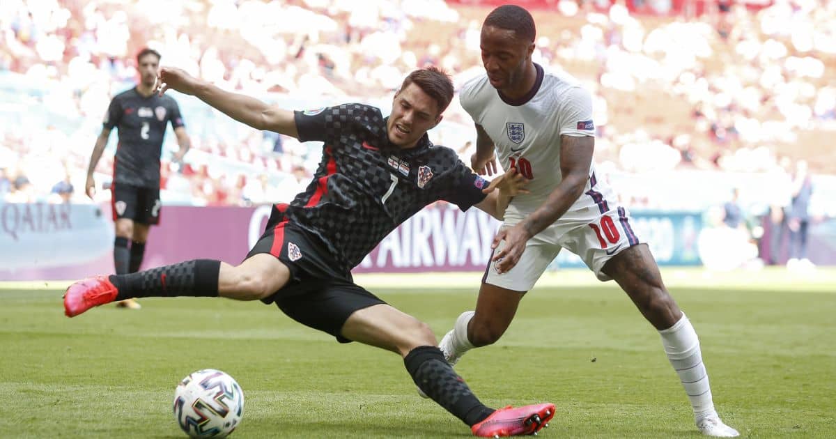 Josip Brekalo, Raheem Sterling England v Croatia Euro 2020