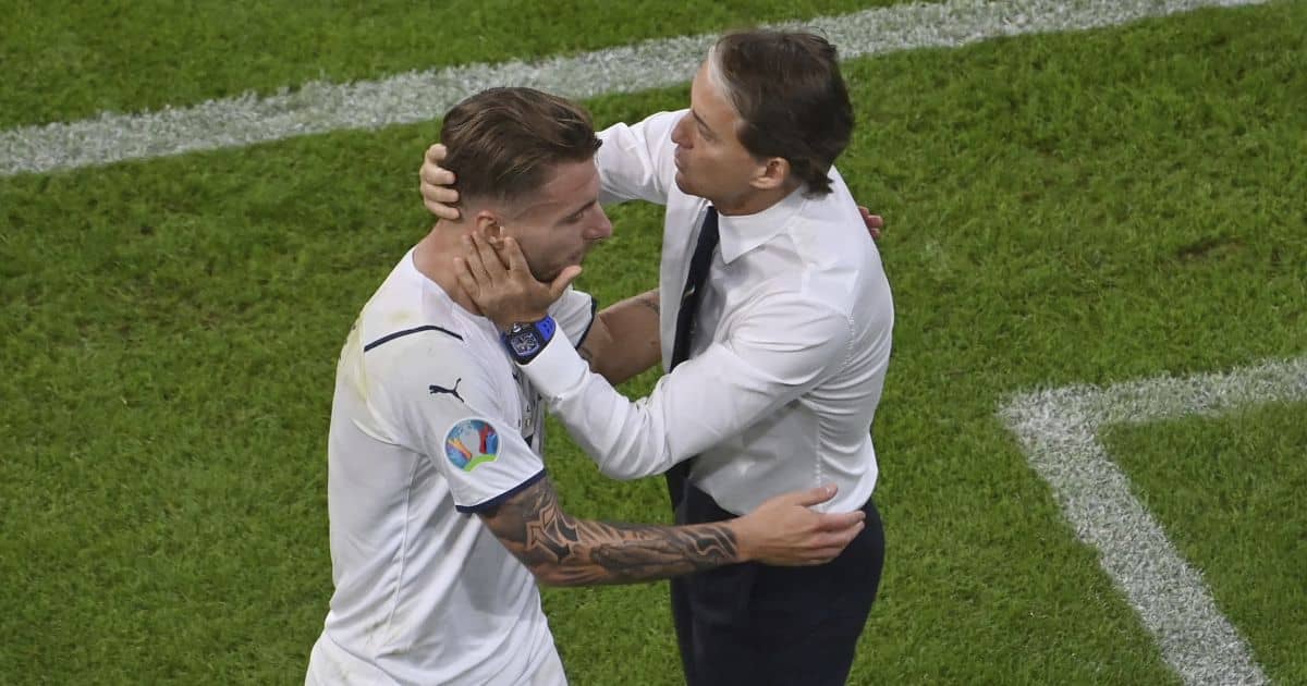 Ciro Immobile Roberto Mancini Italy Euro 2020 TEAMtalk