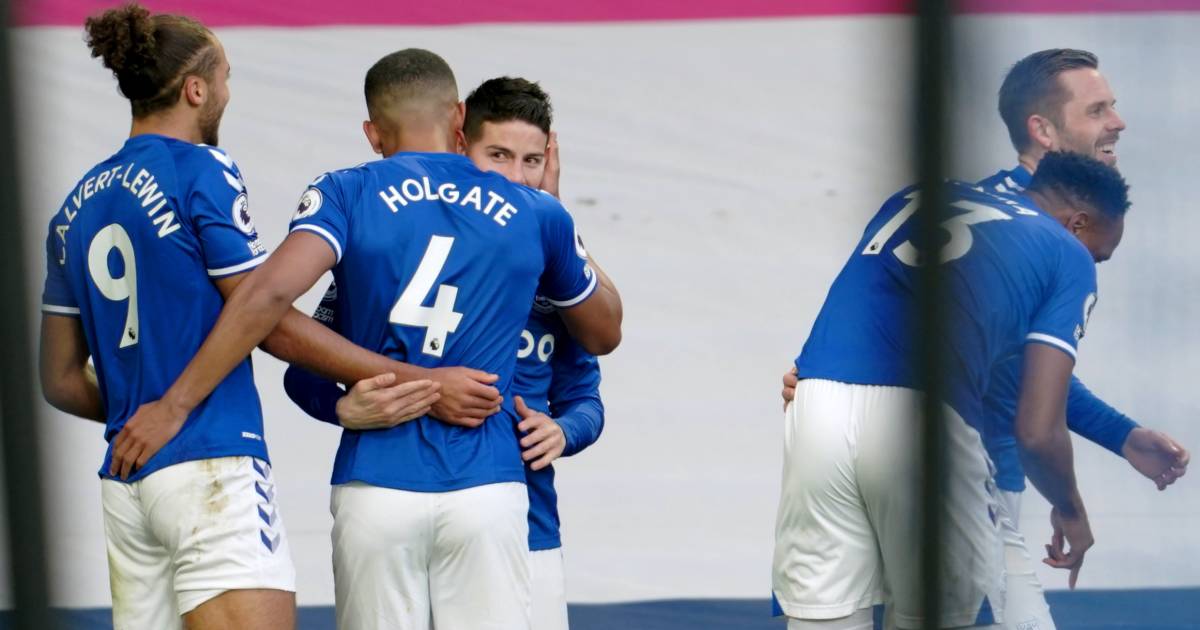 James Rodriguez Calvert Lewin Holgate Everton TEAMtalk James Rodriguez Calvert Lewin Holgate Everton TEAMtalk