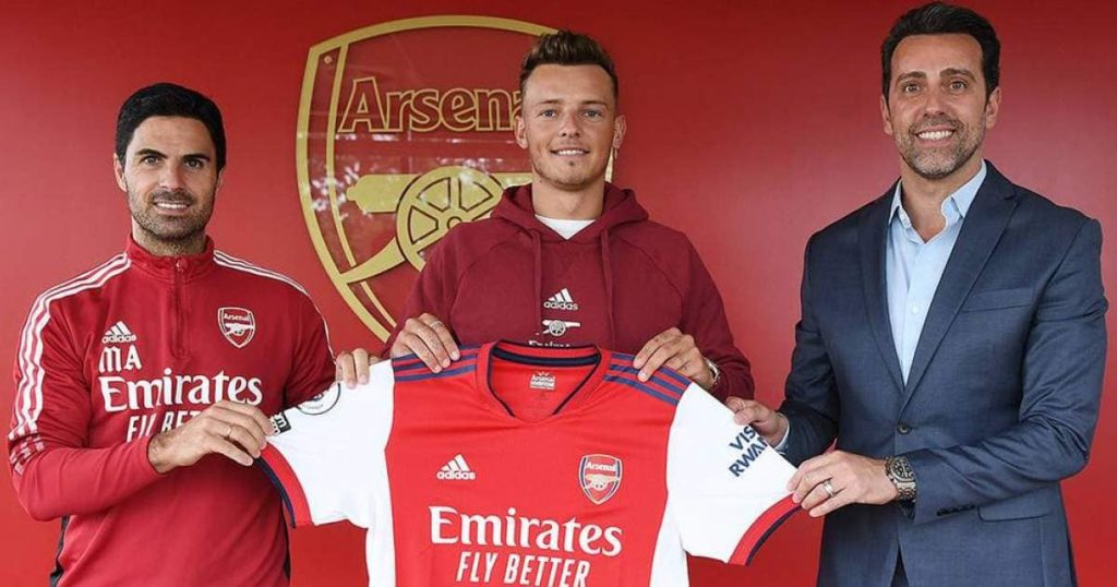 Ben White (pic via Arsenal FC)
