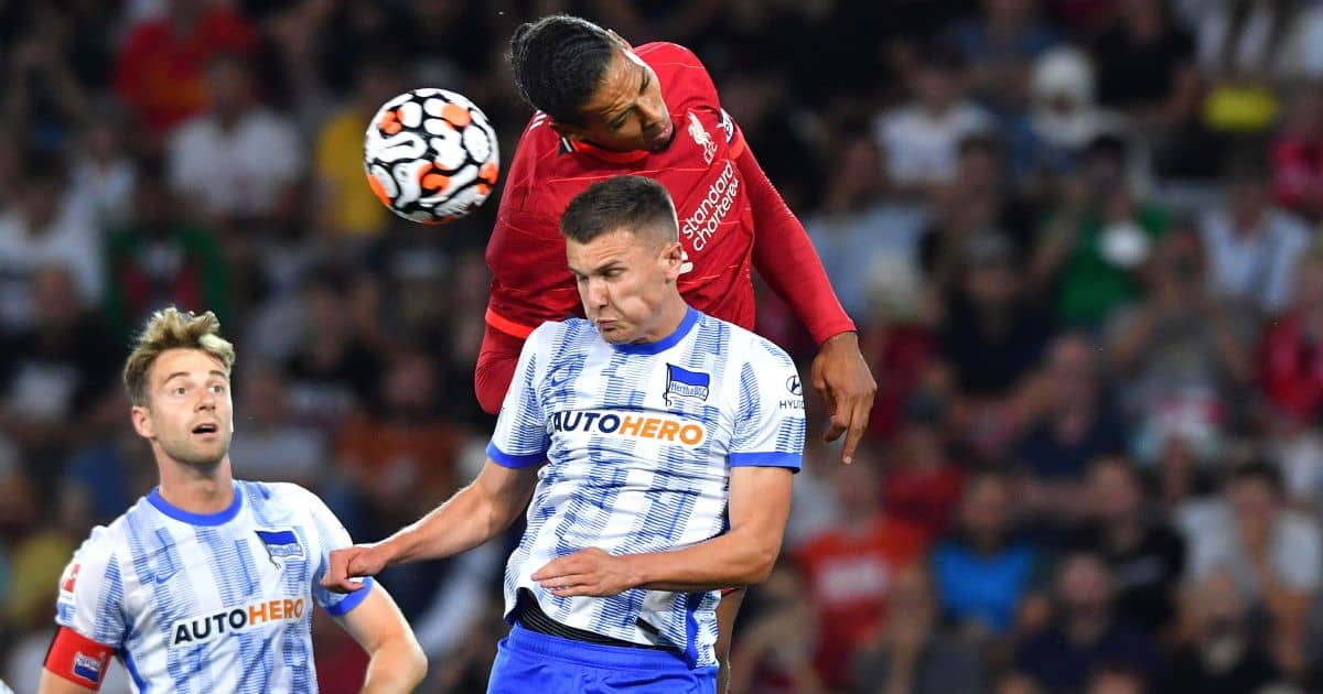 Virgil van Dijk Hertha Berlin v Liverpool July 2021