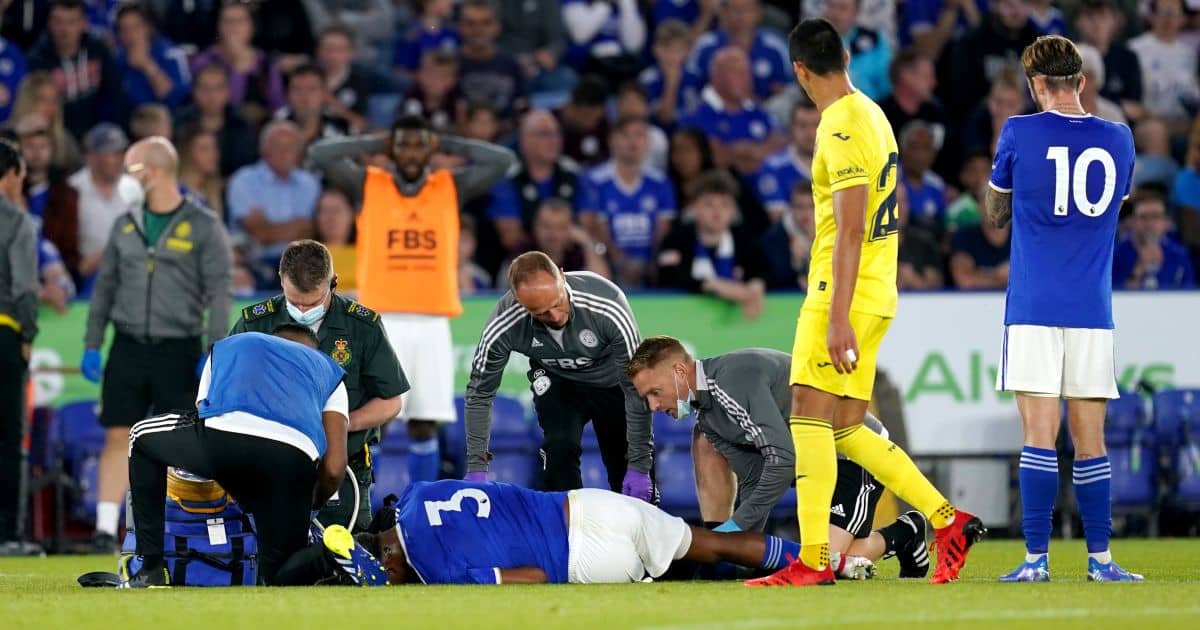 Wesley Fofana injury Leicester TEAMtalk Wesley Fofana injury Leicester TEAMtalk