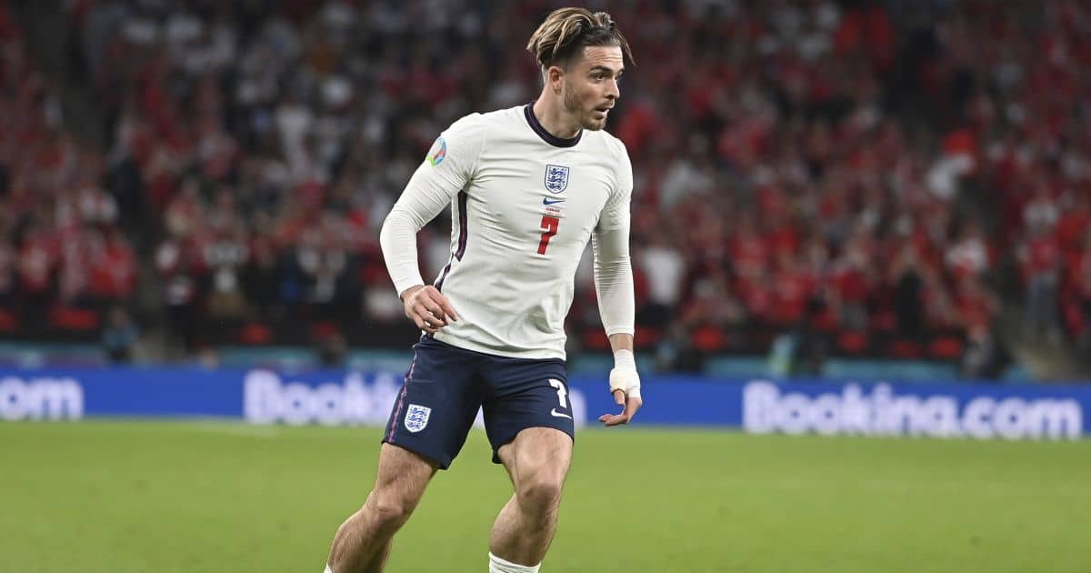 Jack Grealish playing for England