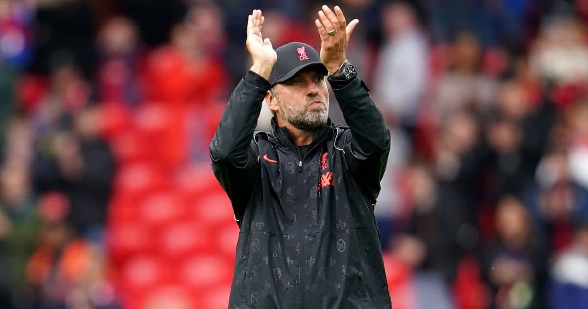 Liverpool boss Jurgen klopp pre-season friendly Anfield August 2021